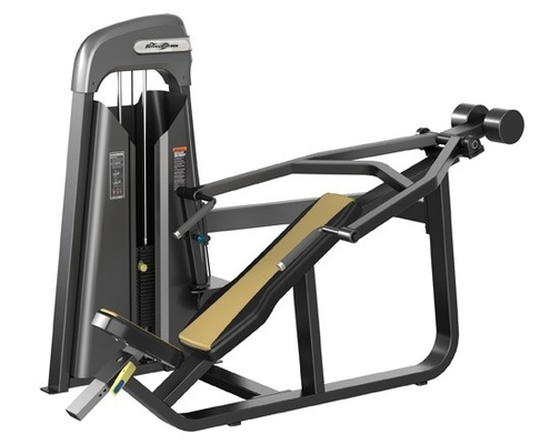 Equipamento de ginástica comercial Pressão de peito inclinado com estrutura de aço e design personalizado