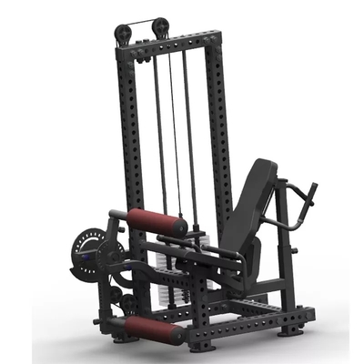 Funcional Fitness Sentado Extensão de perna e máquina de curva de perna inclinada com carregador médio