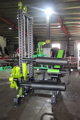 Funcional Fitness Sentado Extensão de perna e máquina de curva de perna inclinada com carregador médio