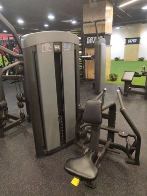 Máquina de remo de aço para treino de peito ombro e costas