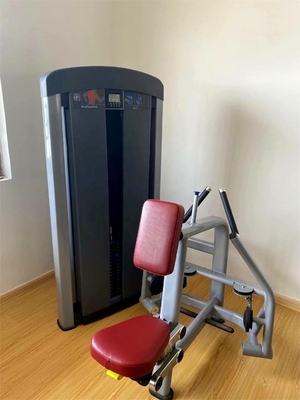 Máquina de remo de aço para treino de peito ombro e costas