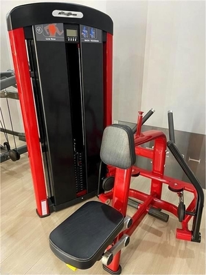 Máquina de remo de aço para treino de peito ombro e costas