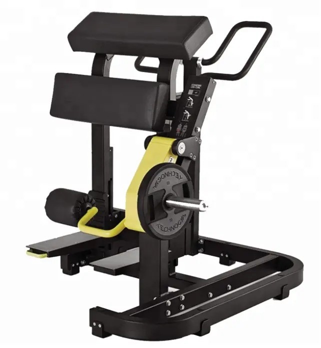 Equipamento de treino de força para ginásio ou casa Placa de aço carregada Curl de pernas em pé