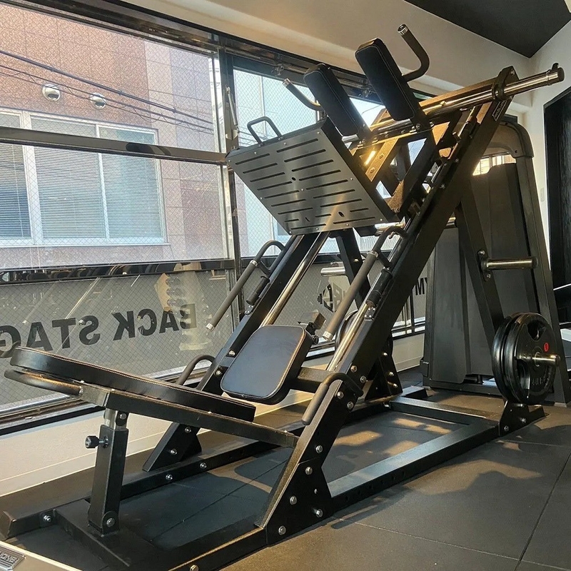 Universal durável 2 em 1 Placa de dupla função Carregada Pressão de perna Hack Squat Gym Equipamento