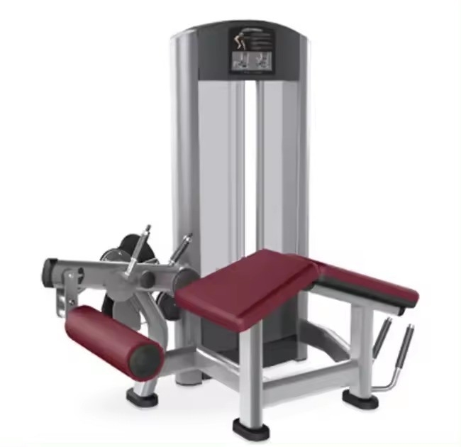 140 kg Ferro carregado com alfinetes, ajustável, com extensão de perna sentada e curva de perna inclinada, equipamento de ginástica de dupla função, carregador médio