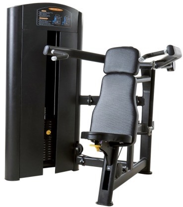 Home Indoor Medium Loader Steel Pin Loaded Machines-Sitting Shoulder Press Bench Tipo
