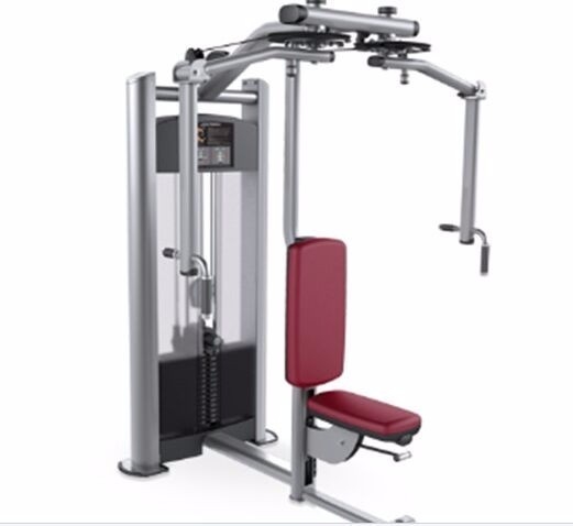 Equipamento de ginástica comercial Meio carregador Pectoral Fly Machine com 1500*1400*2200 mm Tamanho