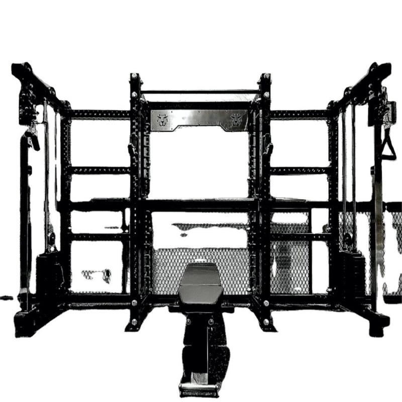 Multifunção Smith e Squat Rack para exercícios de ginástica com seleção de peso ajustável