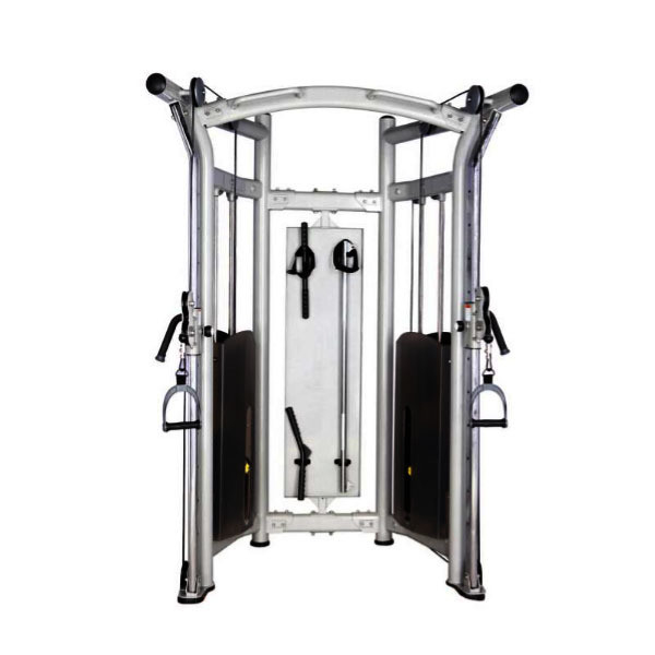 Máquina de cabos para treinamento de fitness unisex no ginásio universal