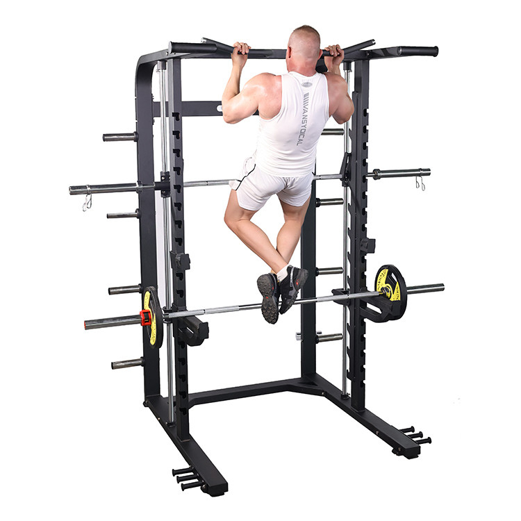 Elevação de peso Lat Pulldown Multifunção Power Rack para Peito ombro e perna de treinamento