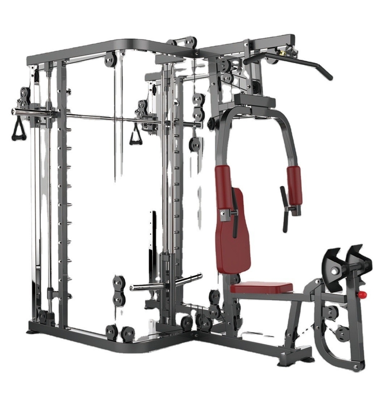 Aço Q235 Máquinas Smith multifunção All In One para treino de corpo inteiro e boxe