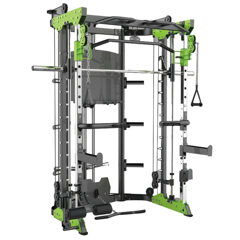1730*2010*2230mm Equipamento de ginástica Commercial Multi Trainer Quadrado Rack Smith máquina Power Rack