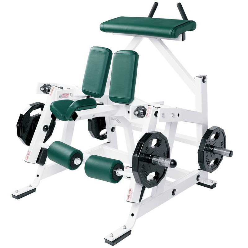 Exercício físico Corpo Iso Lateral De joelhos Pernas enroladas para quadríceps e extensão das pernas