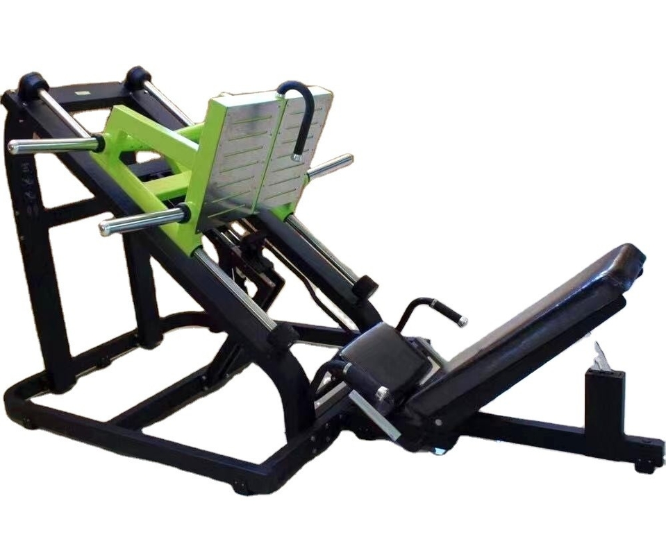 Medium Loader Plate Loaded Gym Machine 45 Graus Pressão nas pernas para exercício eficaz
