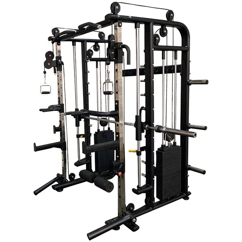 Opções de cor do quadro para Smith Machine Cage em equipamentos de ginástica comerciais personalizados