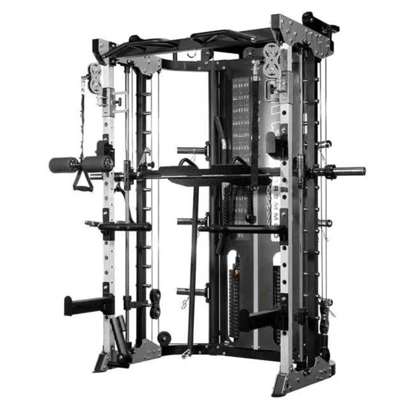 Unisex 1230*1270*2230 Equipamento de ginástica comercial Máquina Smith multifunção para casa