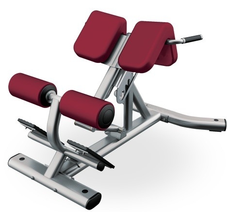 Gym Fitness 45 graus Máquina de extensão de costas com cor de quadro selecionável opcional