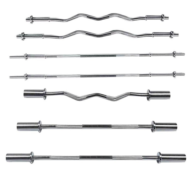 Design EZ Barbell Curl Bar A adição perfeita ao seu treino de peso livre do ginásio