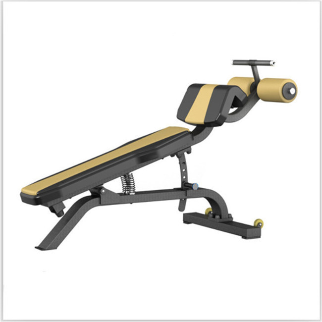 Metal Gym Fitness Equipamento de declínio ajustável banco Body Trainer direto para exercícios
