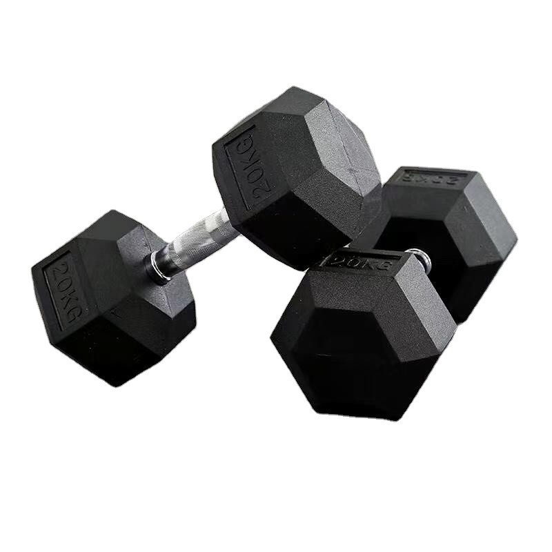 Hex Gum Cover Dumbbell para armas Vários pesos de 2,5 kg a 40 kg Departamento masculino