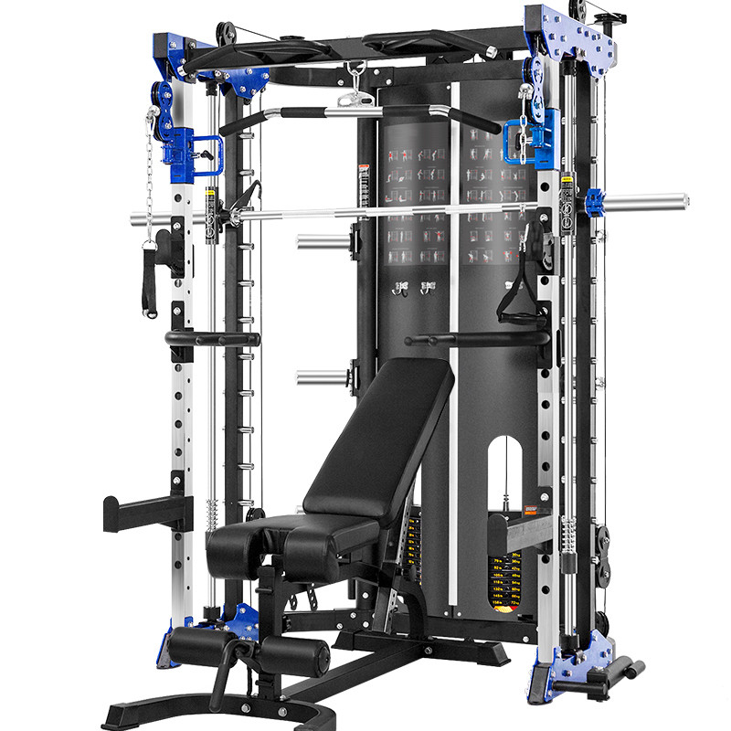 Máquina Smith de levantamento de peso multifuncional Power Rack com cor opcional do quadro