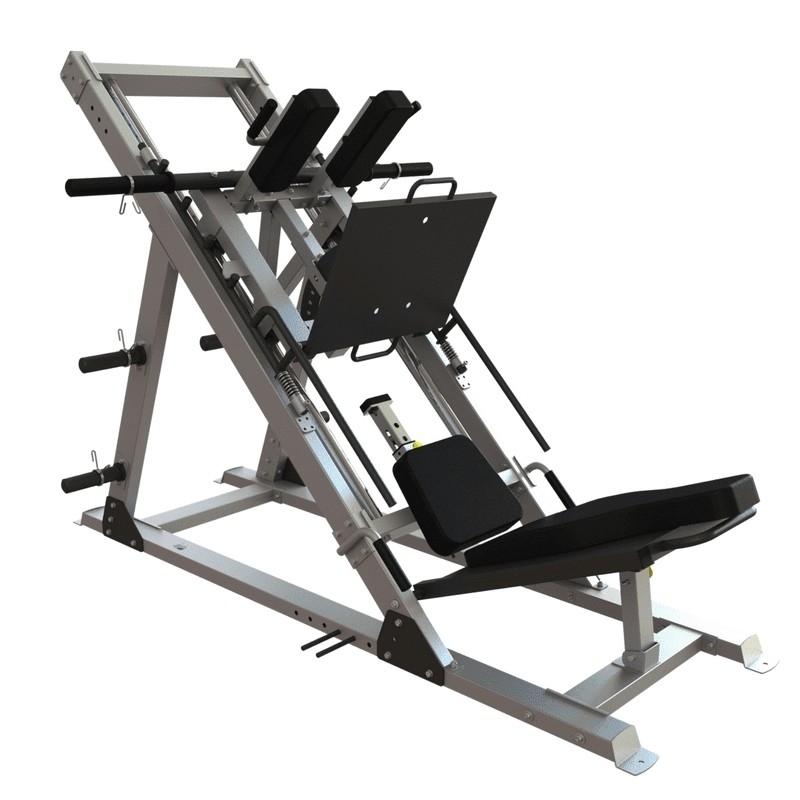 Logotipo personalizado Disponível equipamento de fitness do ginásio 2 em 1 máquina de pressão de pernas e hack