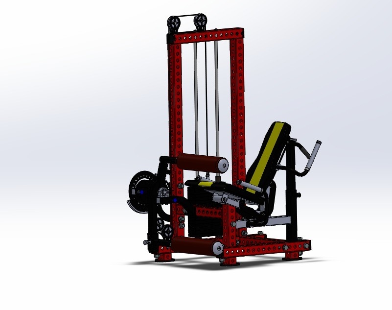 Loader médio para equipamento de fitness de aço