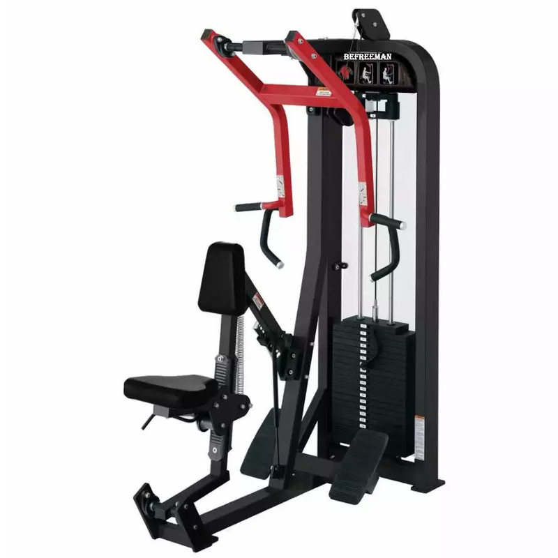 Indoor Sport Steel Pin Load Selection Back Extension Seated Row Machine para Commercial