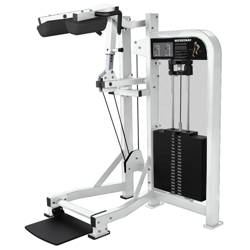 Fitness Steel Standing Calf Raise Machine Tipo de carregador médio com seleção de carga de alfinete