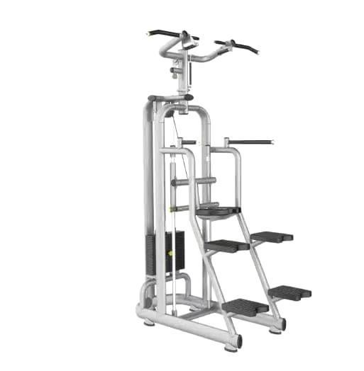 Medium Loader Força Treinamento Assist Chin Dip Machine Opcional Selecionável Cor do quadro