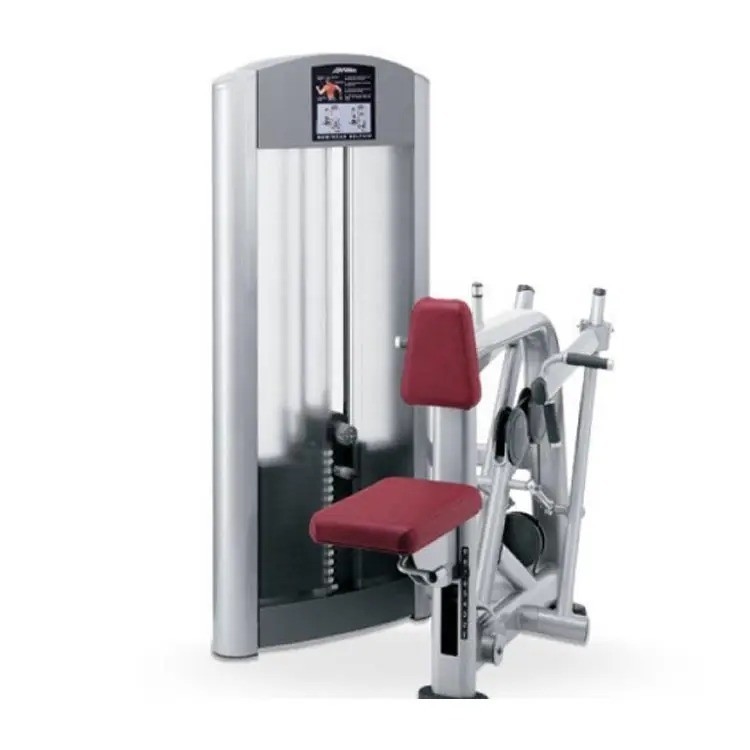 Máquina de remo com assento de aço para exercícios comerciais do ombro na academia e no fitness