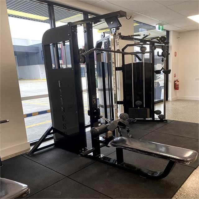 Pins Dropset Dual Função Peito Exercícios de costas Low Row Lat Pulldown Machine por 3 anos
