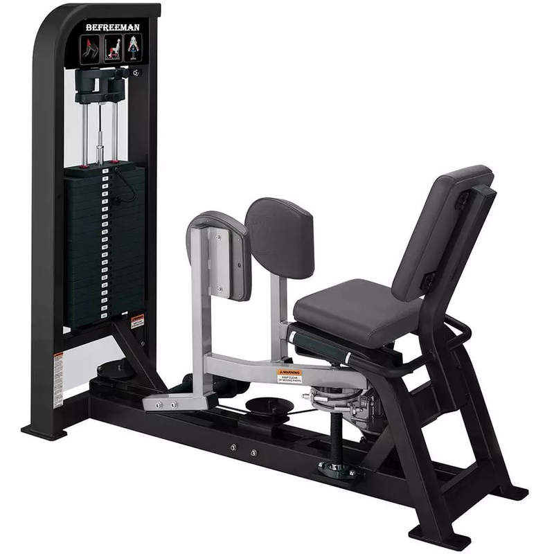 Negro Color Gym Força Treinamento Commercial Pin Carregado Raptor com PU Cousine de Couro
