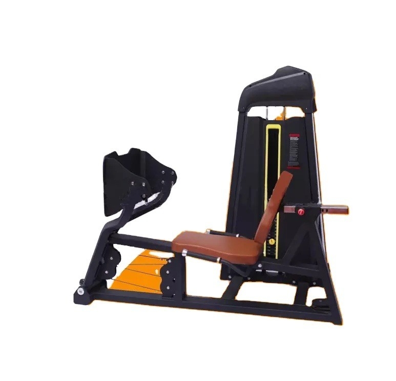 Máquina de exercícios de seleção carregada com alfinetes Pressão horizontal de perna sentada para centro de ginástica