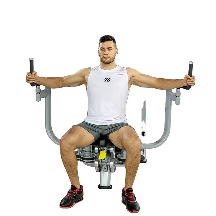 Logotipo personalizado Universal Triângulo Real Peitoral Máquina de Voar para FL Fitness Equipamento