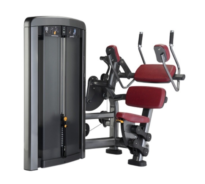 248 kg Máquina de exercícios abdominais de aço para centro de fitness pesado